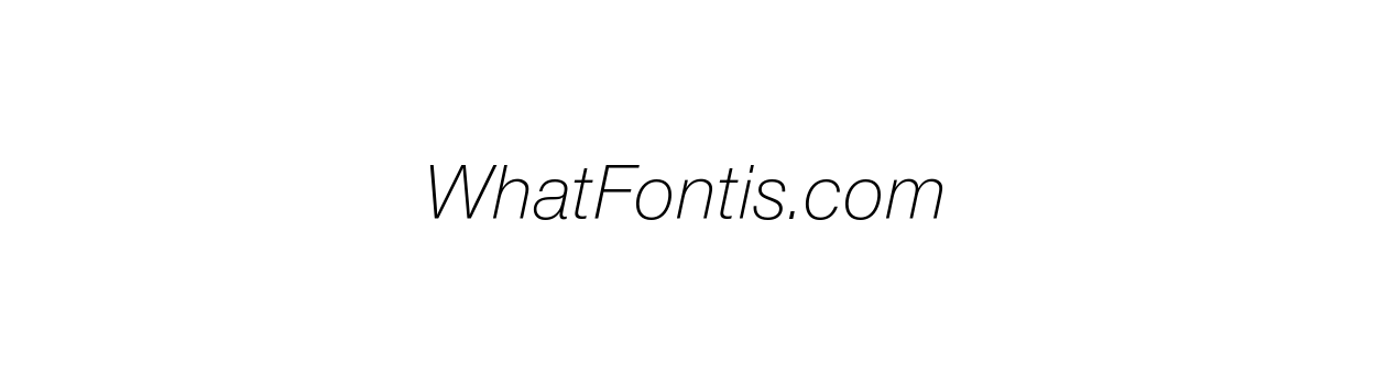 Nimbus Sans Novus Complete Light Italic