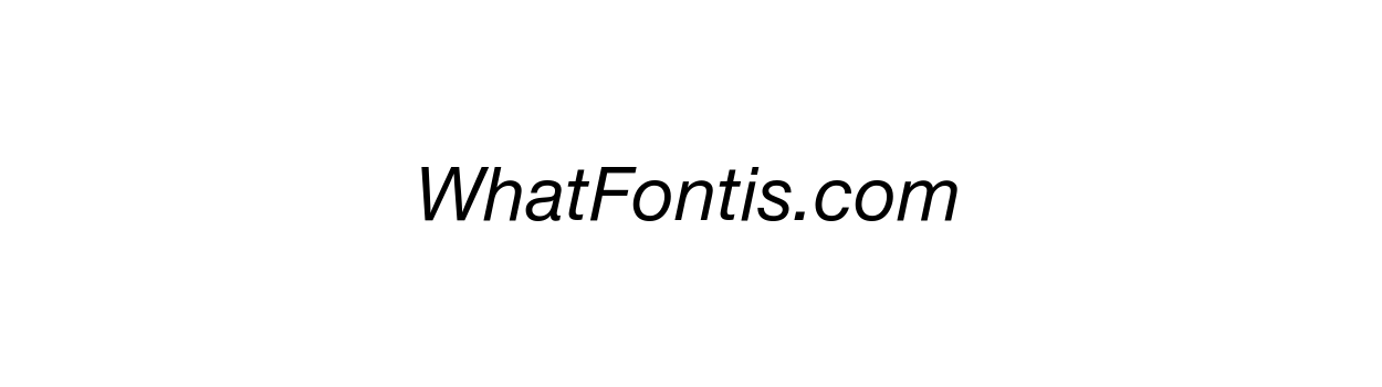Nimbus Sans Novus Complete Medium Italic