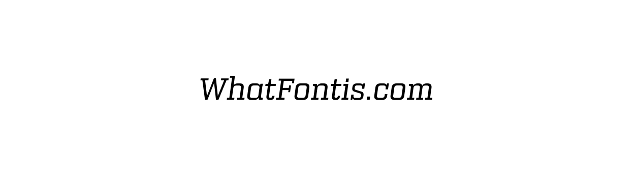 Bourgeois Slab Medium Italic