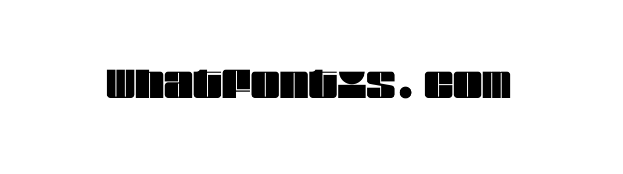 Blockletter Black