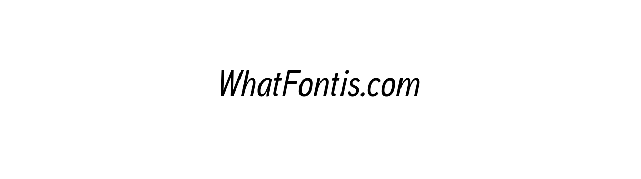 Aaux Next Condensed Pack B Condensed Medium Italic