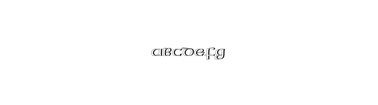 American Uncial D Relief Standard Sample