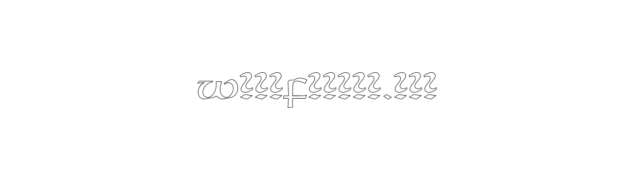 American Uncial D Outline Standard