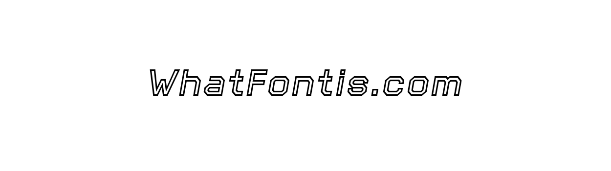 Square 40 Inline Italic