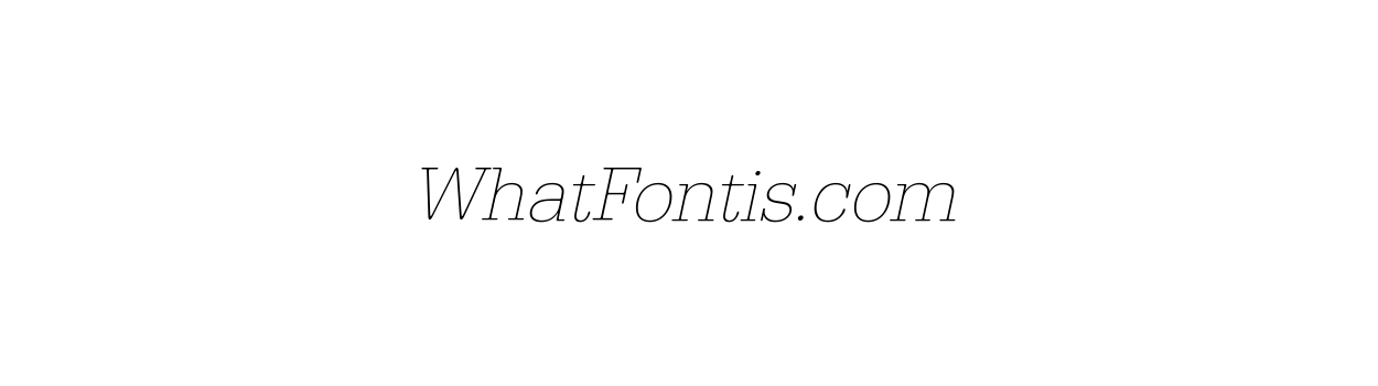 Typewriter URW Extra Light Oblique