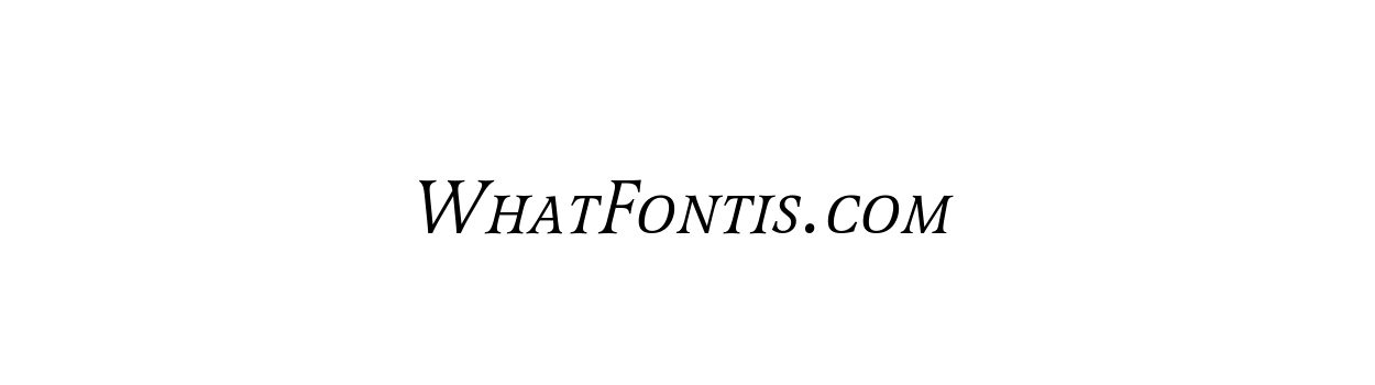 Latienne URW Small Caps Regular Italic