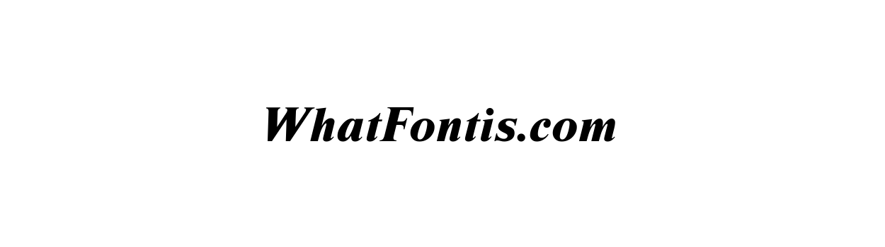 Nimbus Roman Extra Bold Italic