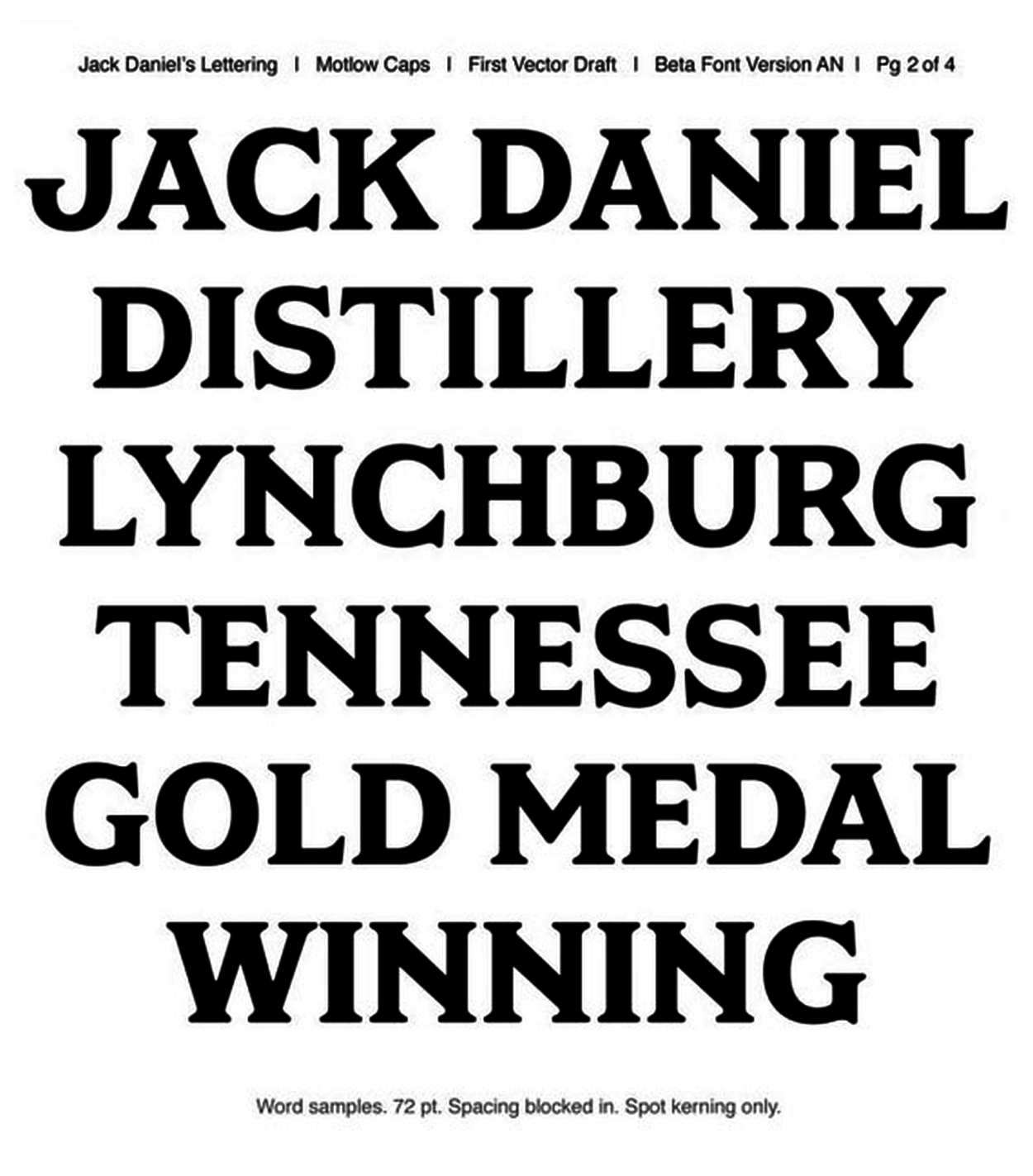 tennessee whiskey font