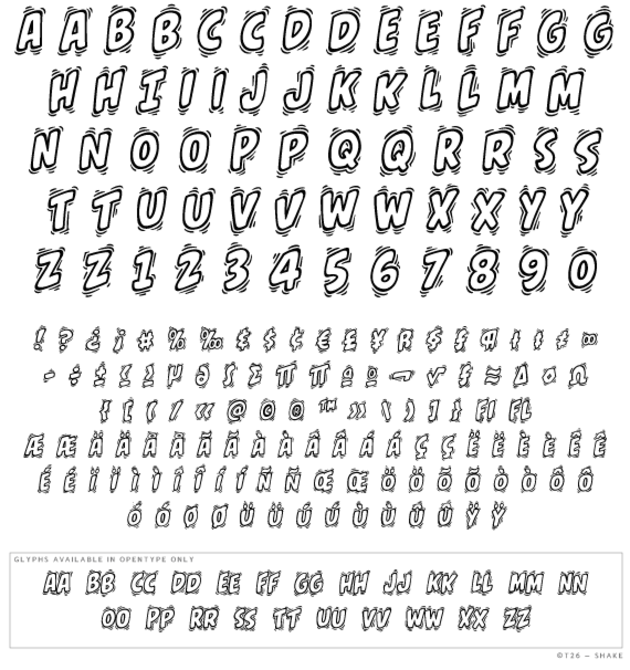 milkshake font type milkshake font type