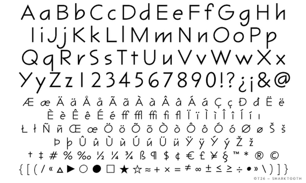T 26 Digital Type Foundry Fonts Sharktooth