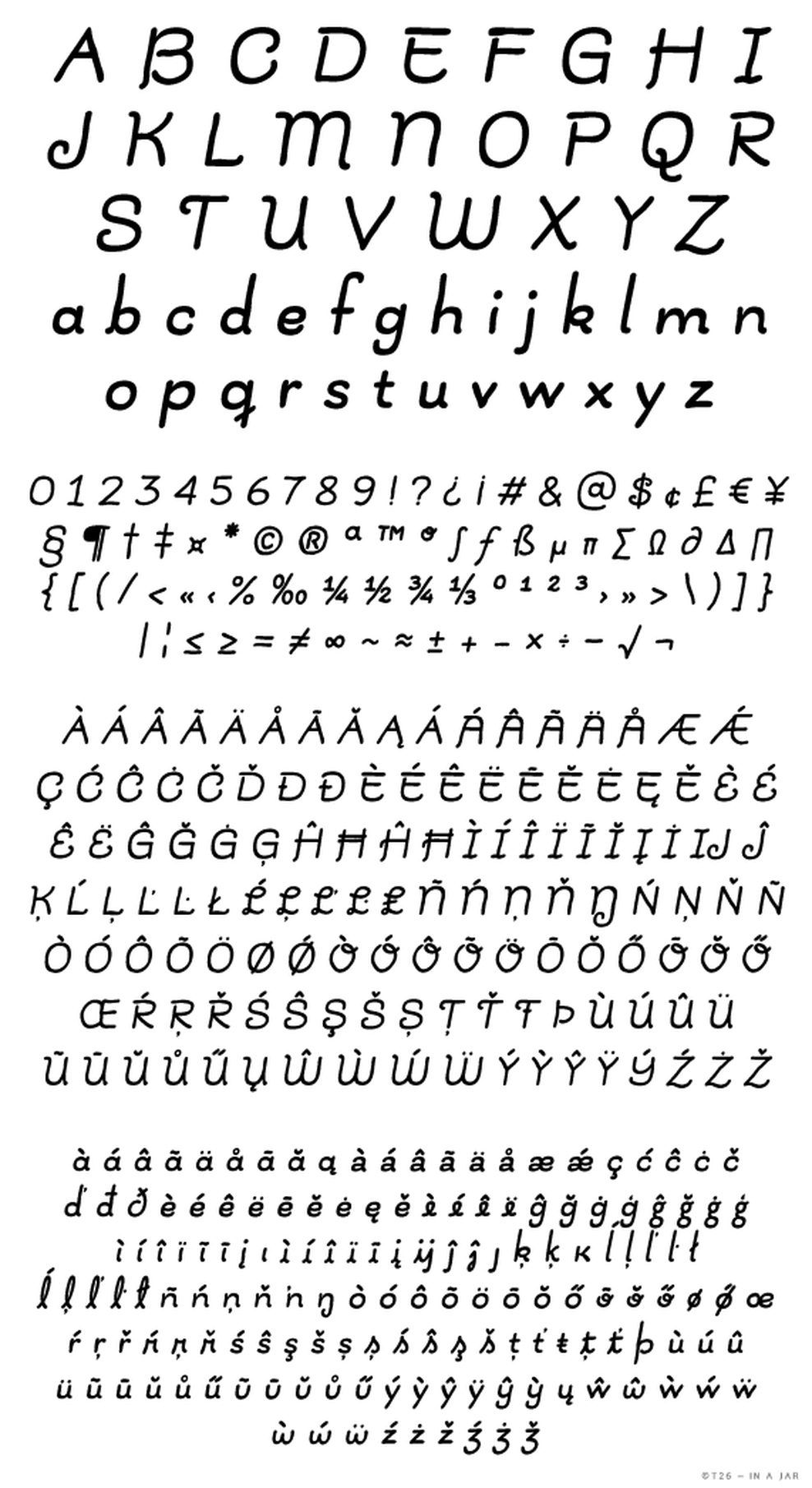 T 26 Digital Type Foundry Fonts In A Jar