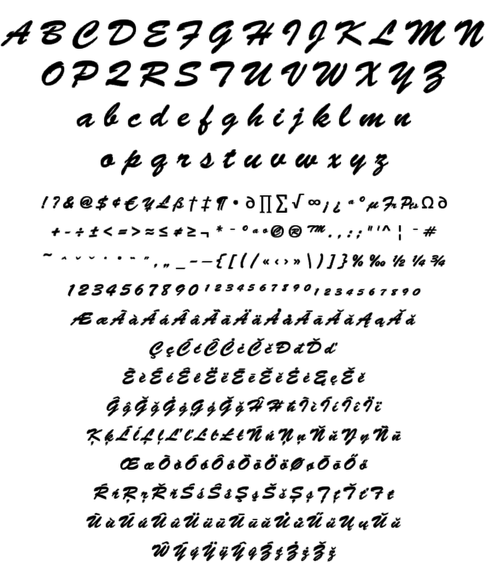 T 26 Digital Type Foundry Fonts Brush Script